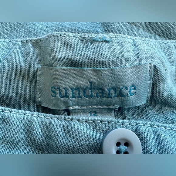 Sundance Linen Cotton Femme Voyager Cargo Lace Pants - Picture 3 of 12